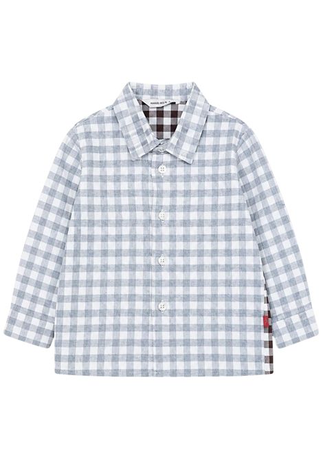 Camicia neonato grigia in cotone Manuel Ritz | 4505GRIGIO